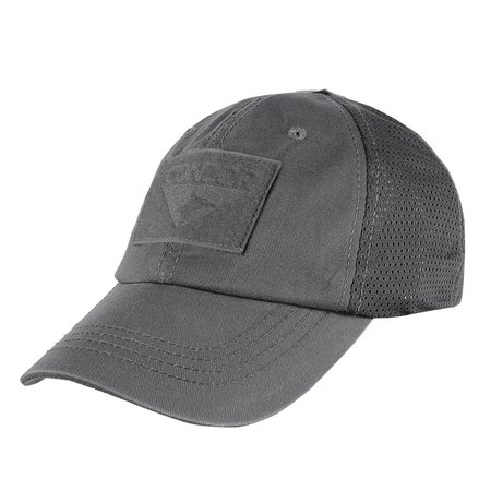 CONDOR OUTDOOR PRODUCTS MESH TACTICAL CAP, GRAPHITE TCM-018